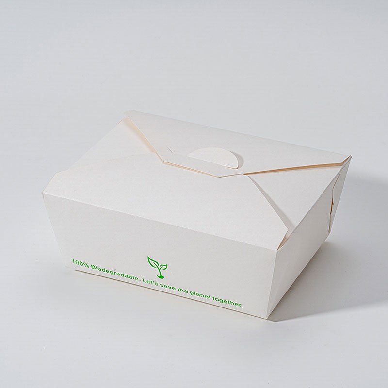 Mit PLA ausgekleidete Papierbox für die Lieferung von Mahlzeiten